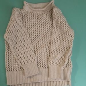 Jcrew crewcuts off white sweater NWOT
